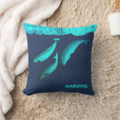 氷の下で鳴り響く クッション (ブランケット)