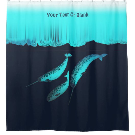 氷の下で鳴り響く シャワーカーテン (正面)