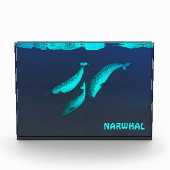 氷の下で鳴り響く フォトブロック (正面)