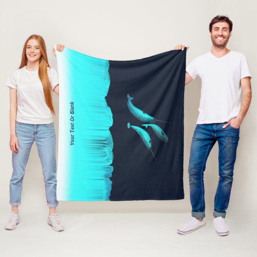 氷の下で鳴り響く フリースブランケット (インサイチュ)