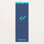 氷の下で鳴り響く ヨガマット (裏面)