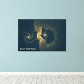 氷の下のエンケラドゥス キャンバスプリント (インサイチュ (ウッドフロア))