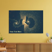 氷の下のエンケラドゥス キャンバスプリント (インサイチュ (リビング))