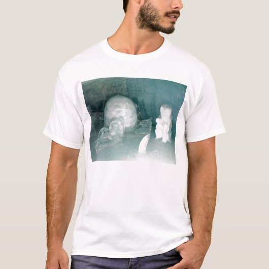 氷の中のイグルーとエスキモー Tシャツ (正面)