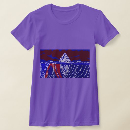 氷の中の瞬間 Tシャツ (レイダウン)