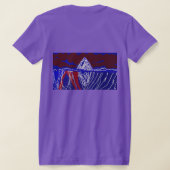 氷の中の瞬間 Tシャツ (レイダウン裏面)