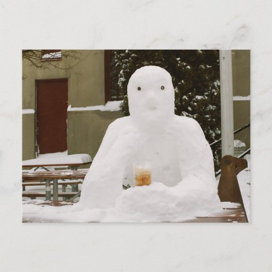 氷の冷たいリフレッシュ ポストカード (正面)