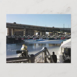 氷の反射 ポストカード