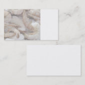 氷の名刺のエビ 名刺 (正面/裏面)