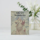 氷の国からのこんにちは。私は女王です ポストカード (スタンド正面)