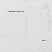 氷の国からのこんにちは。私は女王です ポストカード (裏面)