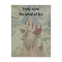 氷の国からのこんにちは。私は女王です