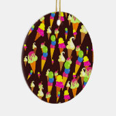 氷の壁紙 セラミックオーナメント (右)