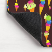 氷の壁紙 マウスパッド (コーナー)