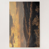 氷の夕焼け ジグソーパズル (縦)