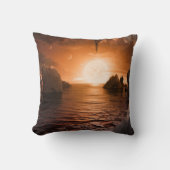 氷の夜の側から外惑星トラピスト–1f。 クッション (正面)