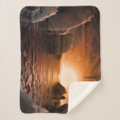 氷の夜の側から外惑星トラピスト–1f。 シェルパブランケット (正面)