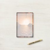 氷の夜の側から外惑星トラピスト–1f。 ポストイット (デスク上)