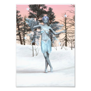 氷の妖精 フォトプリント           