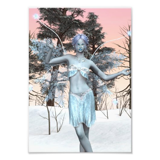 氷の妖精 フォトプリント            (正面)