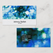 氷の宝石の輝きの質パターン 名刺 (正面/裏面)