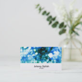 氷の宝石の輝きの質パターン 名刺 (スタンド正面)