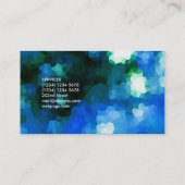 氷の宝石の輝きの質パターン 名刺 (裏面)