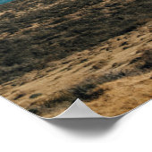 氷の山の風景 ポスター (角)