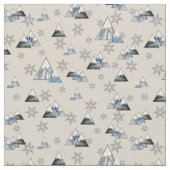 氷の山  ファブリック (クローズアップ)