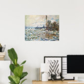 氷の崩壊 byクロード・モネ ポスター (ホームオフィス)