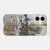 氷の崩壊 byクロード・モネ iPhone 16ケース (裏面横)