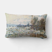 氷の崩壊 by Claude Monet ランバークッション (裏面)