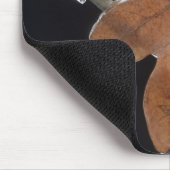 氷の嵐の後、氷鎌がついた樫の葉、 マウスパッド (コーナー)