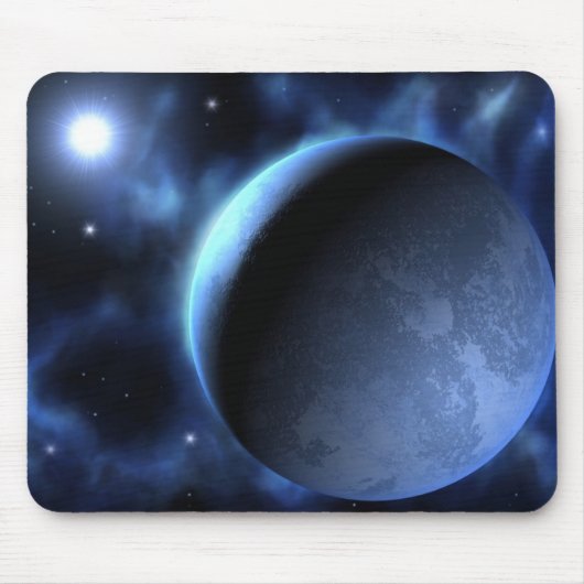 氷の惑星 マウスパッド (正面)