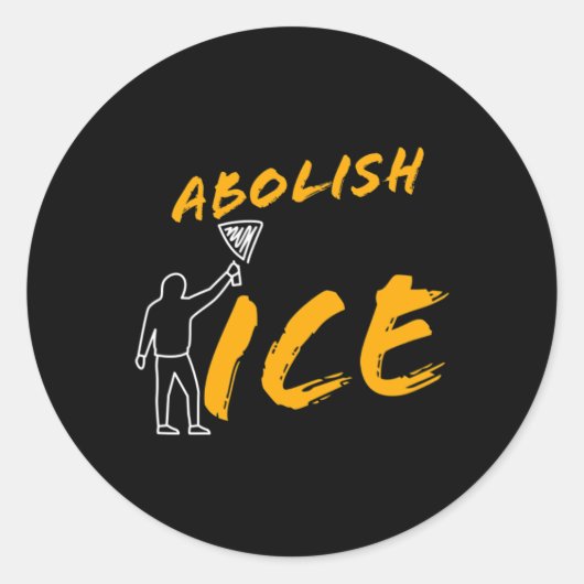 氷の抗議を廃止し、支援移民に抵抗する ラウンドシール (正面)