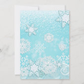 氷の招待状, 冬の招待状, 雪の招待状 招待状 (裏面)