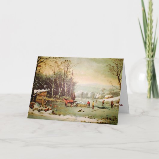 氷の挨拶状を得ること シーズンカード (正面)