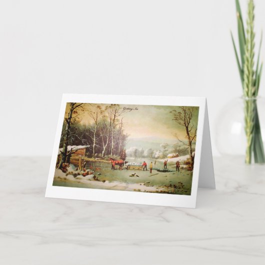 氷の挨拶状を得ること シーズンカード (正面)