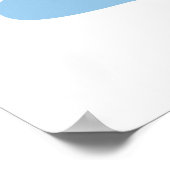 氷の日の氷のキューブおもしろいをパンと持っている ポスター (角)