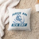 氷の日を過ごす クッション (ブランケット)