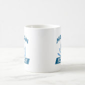 氷の日を過ごす コーヒーマグカップ (中央)