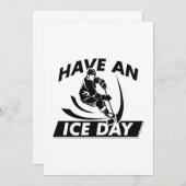 氷の日を過ごす サンキューカード (正面/裏面)