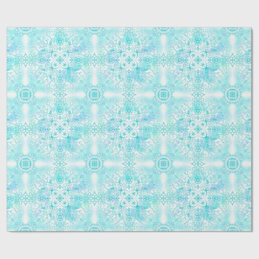 氷の木の冬のラッピング紙 ラッピングペーパー (フラット)