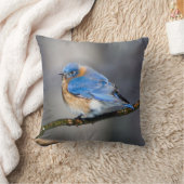 氷の東のブルーバードは肢の装飾用クッションを覆いました クッション (ブランケット)