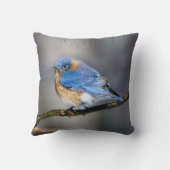 氷の東のブルーバードは肢の装飾用クッションを覆いました クッション (裏面)