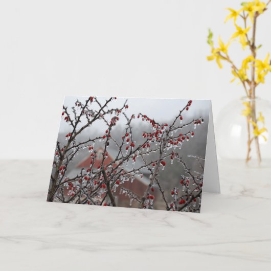 氷の果実 カード (黄色い花)