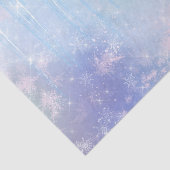 氷の柱の雪の結晶 青紫 誕生日   薄葉紙 (詳細)