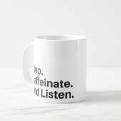 氷の氷のベビーのコーヒー・マグ コーヒーマグカップ (正面左)