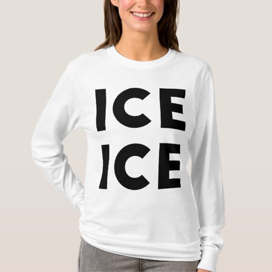 氷の氷のベビー Tシャツ (正面)