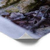 氷の洞窟トンネル ポスター (角)